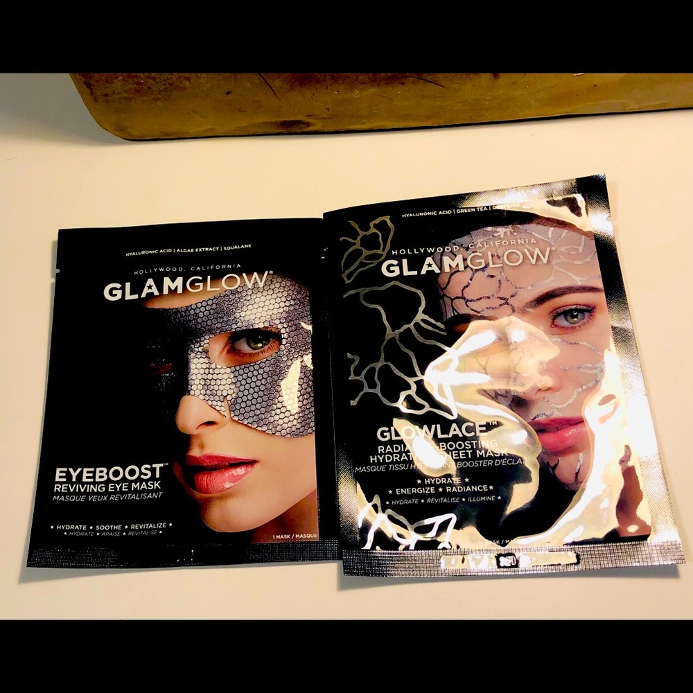 Glamglow Hydrating eye sheet & Radiance fa…
